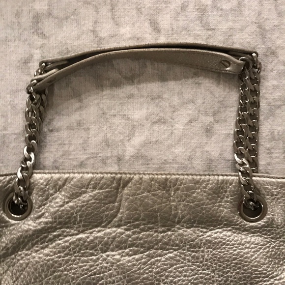 MICHAEL KORS Silver Leather Handbag - Picture 3 of 9